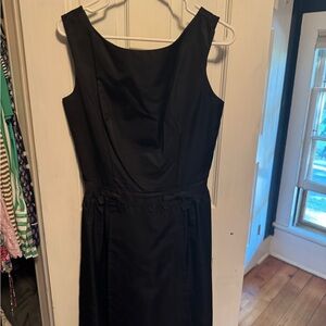 Vintage Elegant Black Sleeveless Dress